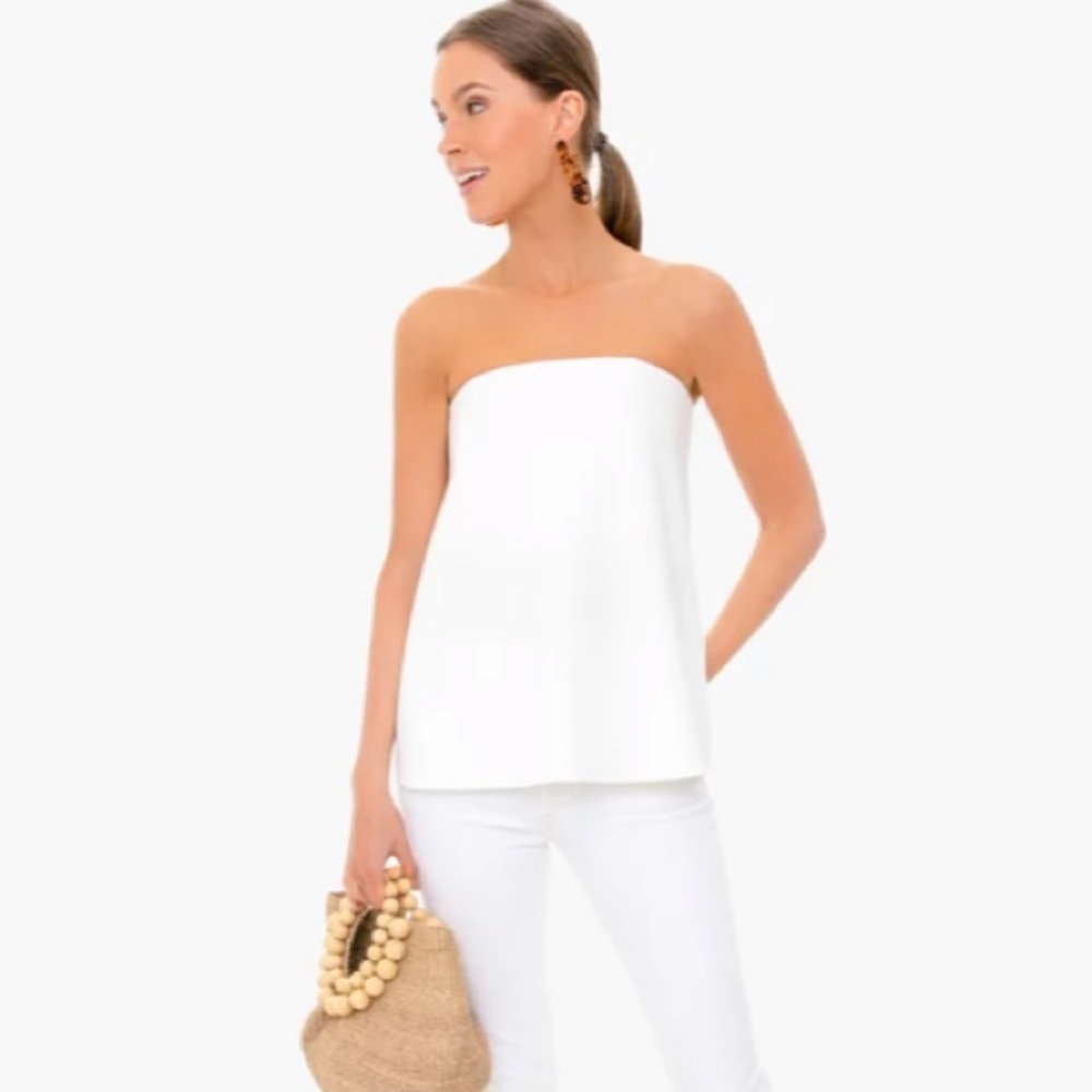 Strapless Ivory Crepe Marin Top
TUCKERNUCK - Picture 3 of 12